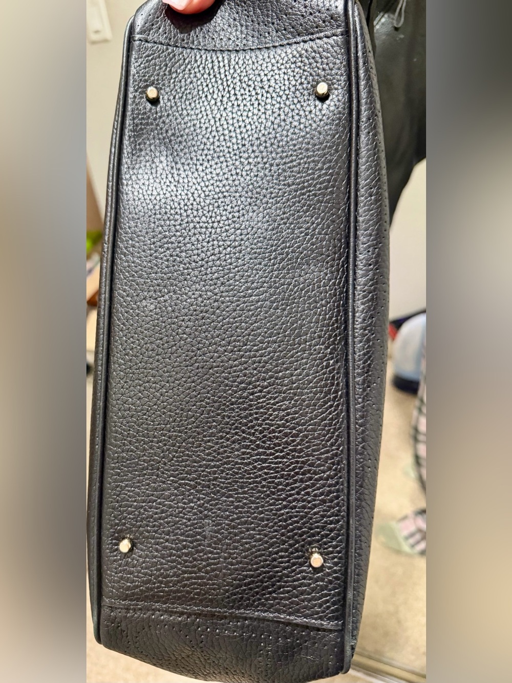 Kate Spade New York Black Pebbled Leather Tote Bag PXRU1502 - Picture 12 of 12
